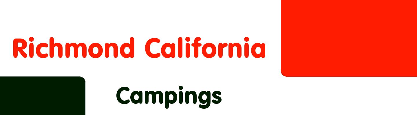 Best campings in Richmond California - Rating & Reviews
